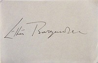 Ethel Barrymore signature slip