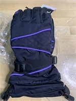 Head insulation gloves Blk/purple