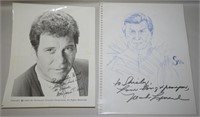 Mark Lenard Star Trek's Sarek Signed Pen Sketch