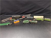 Various model train cars