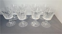 Pinwheel Crystal tall Crystal glasses set of 8