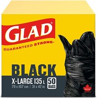 Glad Black Garbage Bags - Extra-Large