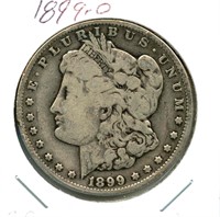 1899-O Morgan Silver Dollar