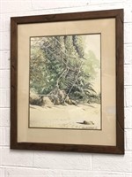 SIGNED VTG Watercolor Painting - Douglas Ostroski