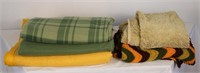 FOUR VINTAGE BLANKETS