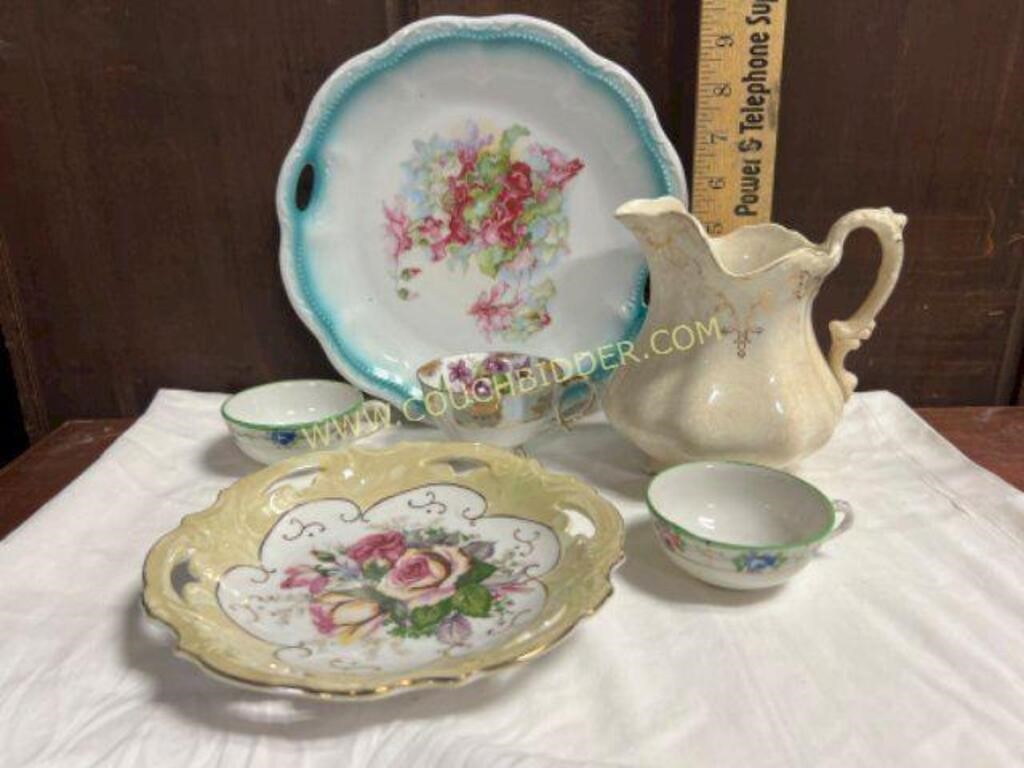 3 Crown China Bowl & Other Fine Porcelain