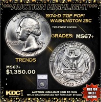 ***Auction Highlight*** 1974-d Washington Quarter