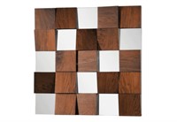 Wood & Mirror Mosaic