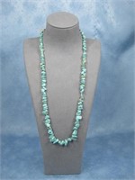 N/A Style Howlite Chip Beaded Necklace