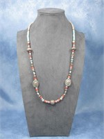 Nickel Silver Multi Stone N/A Style Necklace