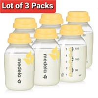 Lot of 3 Packs, Medela, 6-Piece Breastmilk Collect