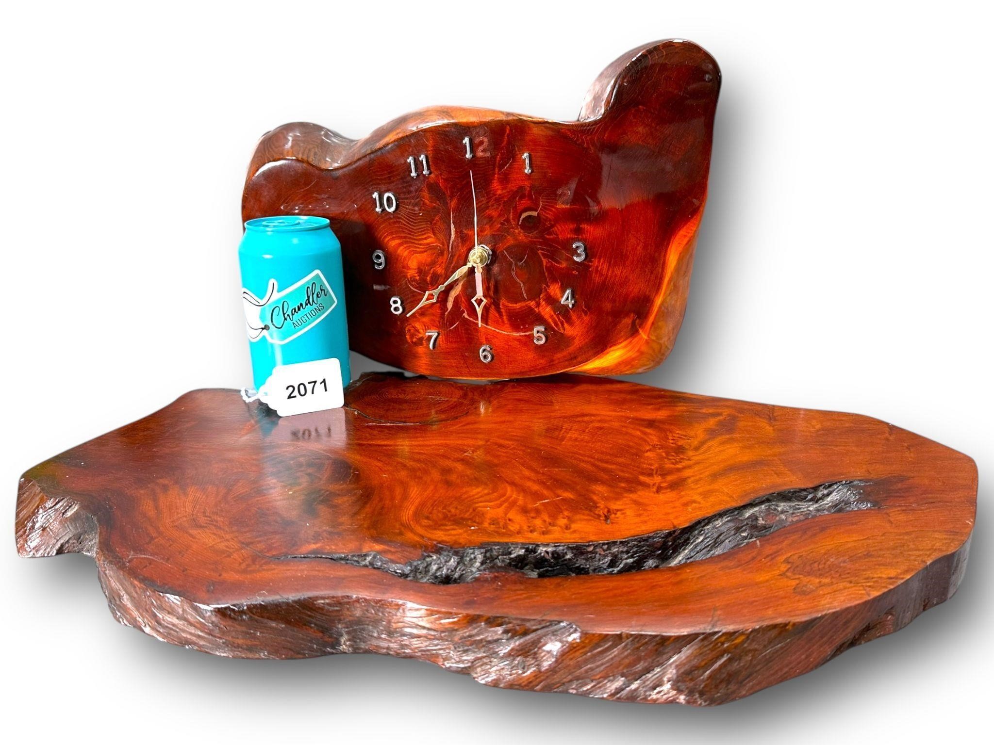 Beautiful Wood Slab Clock & Project Slab BONUS