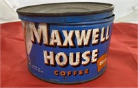 Maxwell House Tin w/Keys