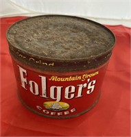 Folgers Tin