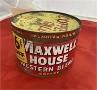 Maxwell House Tin