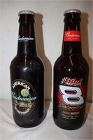 2) 15"T Budweiser Collectible Beer Bottles: