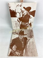 Western Cowboys - 11x14 sepia prints