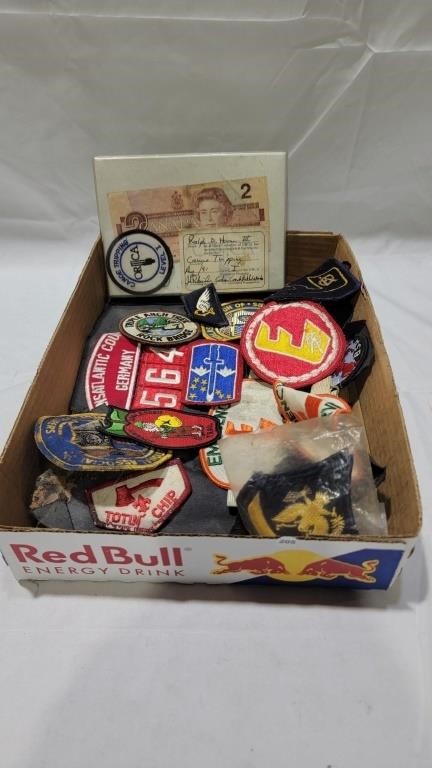 Vintage military patches and more