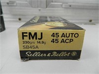 SELLIER AND BELLOT 45 AUTO/ACP 50 RD BOX