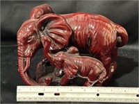 LACQUERED RESIN ELEPHANT STATUE (HEAVY)