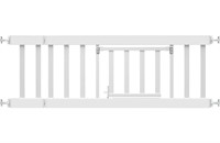 Dog Gate with Door to Step Over, 28.4-39.37"