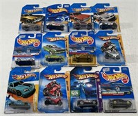 (12) New Sealed HotWheels Car Toys (1997-2011)