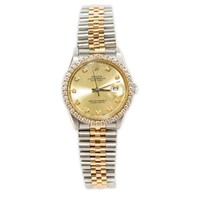 Jewelry Rolex Men's Wrist Watch Diamond Bezel