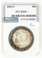 Coin 1884-O Morgan Silver Dollar-PCI-MS65+
