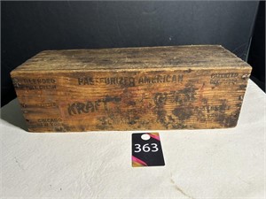 Kraft Wood Cheese Box