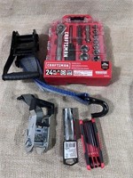 craftsman 3/8 in. socket set and other tools
