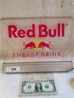 Red bull energy drink lighted advertising  sign