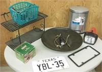Household Decor & Old Texas License Plate