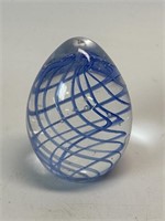 Murano Style Art Glass Paperweight 2 12” (Quarter