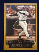 2001 TOPPS RACE TO SEVENTY BARRY BONDS 365