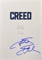 Creed Sylvester Stallone signed script cover photo