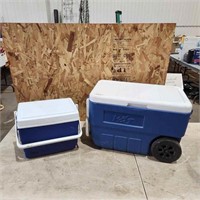 24"L x 16"H Rolling Cooler, Lunch Cooler