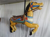Wooden carrousel horse circa 1940-1950