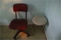 Desk Chair & Vanity Stool