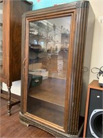 Vintage Glass Door Display Cabinet