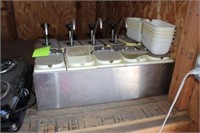 2 Stainless Condiment Trays