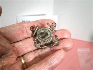 Sterling Navy Pin