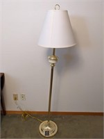 Gold Finished Metal Floor Lamp