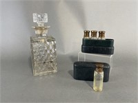 Vintage Decanter and Fragrance Bottles