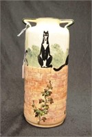 Royal Doulton 'Souter Kateroo' twin handle vase