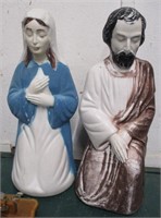 Blow Mold Religious Figures