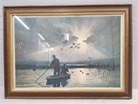 Duck Hunting Picture in Frame