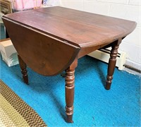 antique walnut dropleaf table