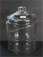Large Glass Canister With Lid