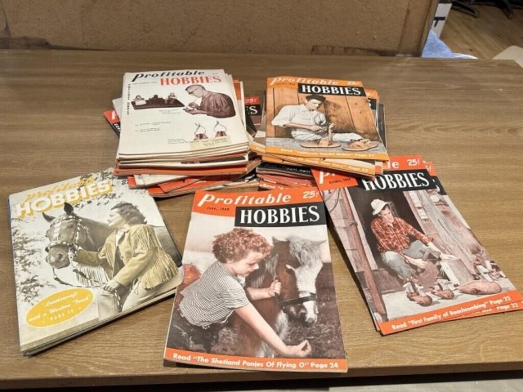 Profitable Hobbies Magazine/Books 1940's, 1950's