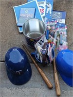 CUBS BOOKS ,PEZ,CAPS,BALLBATS ,WATCHES,PLAYING